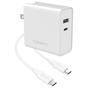 Cygnett Powerplus 60W USB-C/USB-A Travel Adaptor White