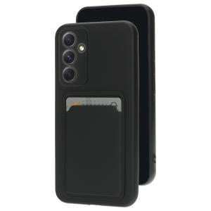 Mobiparts Classic TPU Case with Cardholder Samsung Galaxy A54 4G/5G Matt Black