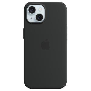 Apple iPhone 15 Silicone Case with MagSafe Black