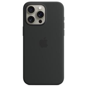 Apple iPhone 15 Pro Max Silicone Case with MagSafe Black