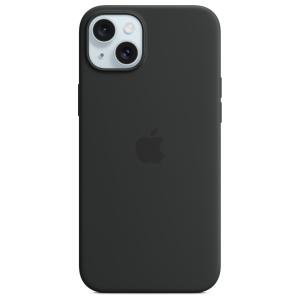 Apple iPhone 15 Plus Silicone Case with MagSafe Black