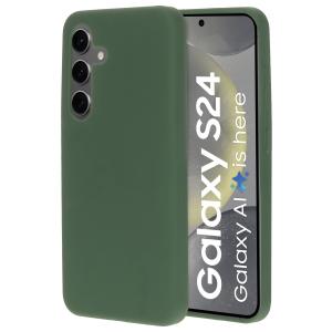 Mobiparts Silicone Cover Samsung Galaxy S24 Forest Green