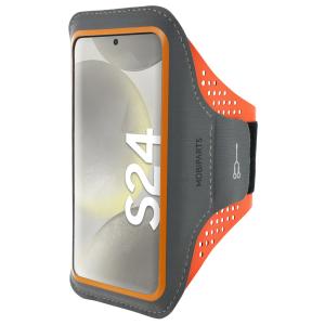 Mobiparts Comfort Fit Sport Armband Samsung Galaxy S24 Neon Orange