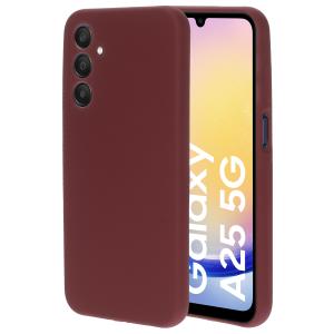 Mobiparts Silicone Cover Samsung Galaxy A25 Plum Red