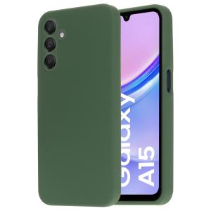 Mobiparts Silicone Cover Samsung Galaxy A15 Forest Green