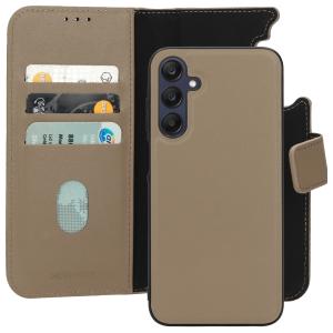 Mobiparts Leather 2 in 1 Wallet Case Samsung Galaxy A25 Taupe