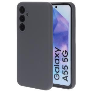 Mobiparts Silicone Cover Samsung Galaxy A55 Urban Grey