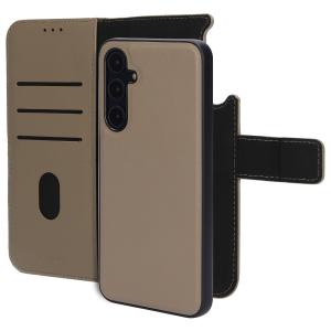 Mobiparts Leather 2 in 1 Wallet Case Samsung Galaxy A35 (2024) Taupe