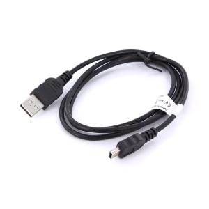 Mobiparts Mini USB to USB Cable 2.4A 1m Black (bulk)