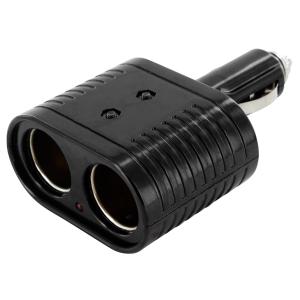 Mobiparts Premium Dual Socket (8A) Car Charger Black