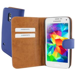 Mobiparts Premium Wallet Case Samsung Galaxy S5 Mini Blue