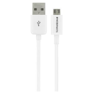 Mobiparts Micro USB to USB Cable 2.4A 3m White (bulk)