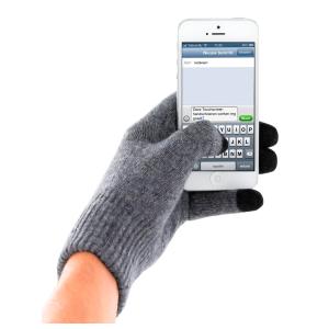 Mobiparts Touchscreen Gloves Grey (Size L)