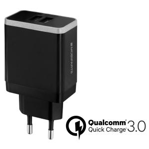 Mobiparts Quick Charge Wall Charger Dual USB 4.6A Black