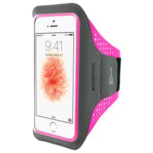 Mobiparts Comfort Fit Sport Armband Apple iPhone 5/5S/SE Neon Pink