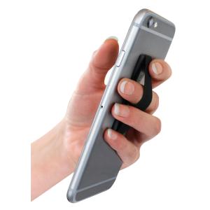 Mobiparts Smartphone & Tablet Elastic Grip Handle Black