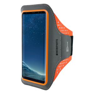 Mobiparts Comfort Fit Sport Armband Samsung Galaxy S8 Neon Orange