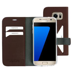 Mobiparts Classic Wallet Case Samsung Galaxy S7 Brown