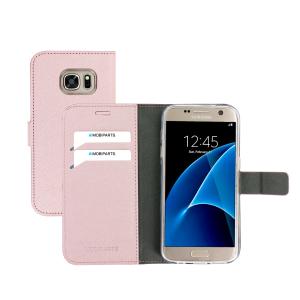 Mobiparts Saffiano Wallet Case Samsung Galaxy S7 Pink