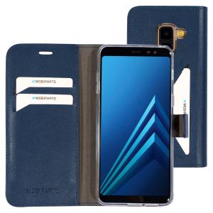 Mobiparts Classic Wallet Case Samsung Galaxy A8 (2018) Blue