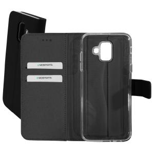 Mobiparts Premium Wallet TPU Case Samsung Galaxy A6 (2018) Black 