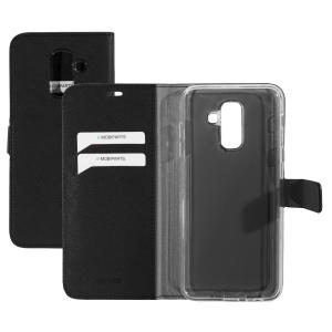 Mobiparts Saffiano Wallet Case Samsung Galaxy A6 Plus (2018) Black