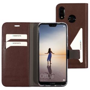 Mobiparts Classic Wallet Case Huawei P20 Lite Brown