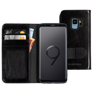 Mobiparts Excellent Wallet Case 2.0 Samsung Galaxy S9 Jade Black