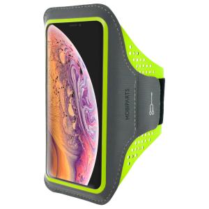 Mobiparts Comfort Fit Sport Armband Apple iPhone XS Max Neon Green