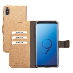 Mobiparts Saffiano Wallet Case Apple iPhone XS Max Copper