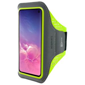 Mobiparts Comfort Fit Sport Armband Samsung Galaxy S10e Neon Green