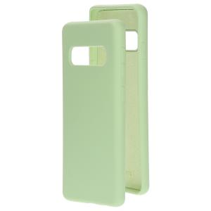 Mobiparts Silicone Cover Samsung Galaxy S10 Pistache Green