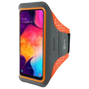 Mobiparts Comfort Fit Sport Armband Samsung Galaxy A50/A30S Neon Orange