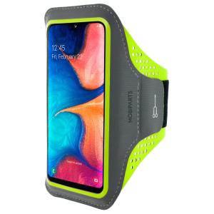 Mobiparts Comfort Fit Sport Armband Samsung Galaxy A20e (2019) Neon Green