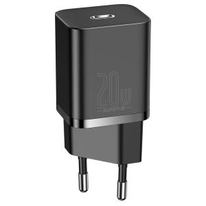 Baseus USB-C Quick Charger 20W - Super Si - Black