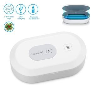 CASEME UV Box Smartphone Cleaner Wireless Charger (white)