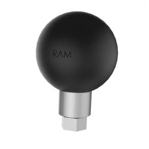 RAM Mounts Ball Adapter with 1/4" - 20" Threaded Hole and Hex Post - C Size