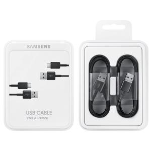 Samsung USB-C Cable 1.5m 2 Pack - Black - EP-DG930MBEGWW