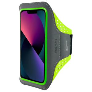 Mobiparts Comfort Fit Sport Armband Apple iPhone 13 Mini Neon Green