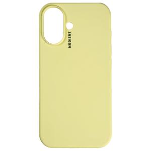 Nudient Base Case iPhone 16 Plus Pale Yellow