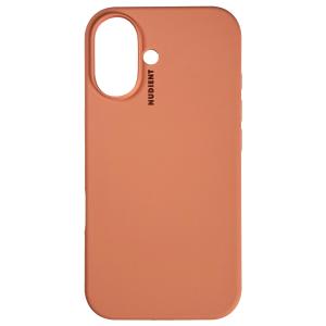 Nudient Base Case iPhone 16 Plus Peach Orange