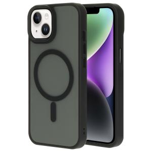 Mobiparts Hardcover Apple iPhone 14/13 Satin Black (Magsafe Compatible)