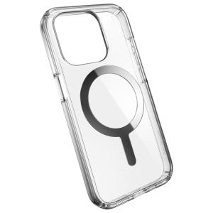 Speck Presidio Perfect Clear + MS Apple iPhone 15 Pro Clear - with Microban