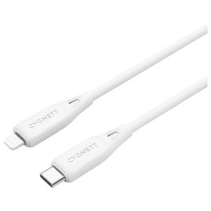Cygnett Essentials Lightning to USB-C Cable 1m White