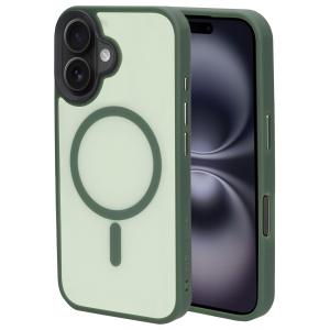 Mobiparts Hardcover Apple iPhone 16 Satin Green (Magsafe Compatible)