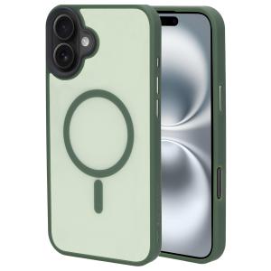 Mobiparts Hardcover Apple iPhone 16 Plus Satin Green (Magsafe Compatible)