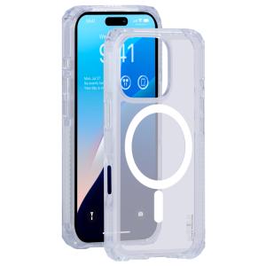 SoSkild Apple iPhone 16 Pro Defend Case Magnetic Ring Transparent