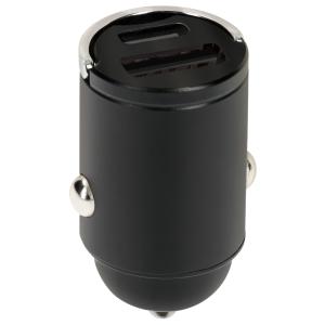 Mobiparts Car Charger 2-port 30W PD Fast Charging Black V2