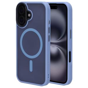 Mobiparts Hardcover Apple iPhone 16 Satin Light Blue(Magsafe Compatible)