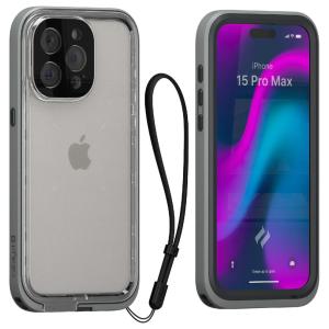 Catalyst Total Protection Case Apple iPhone 15 Pro Max Titanium Grey